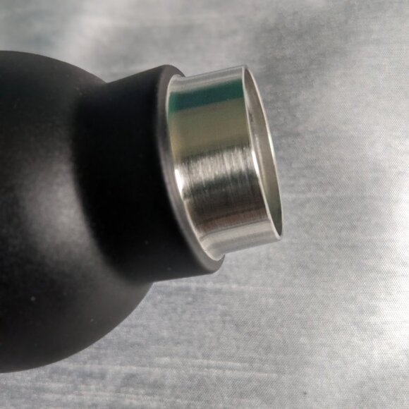 Stainless steel bottle. Black. New. Keeps drinks hot or cold. - Picture 6 of 8